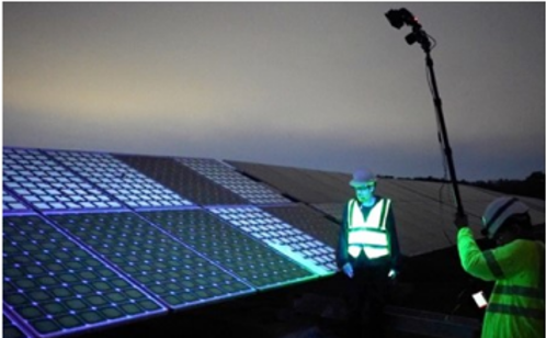 EDT solar damage inspection